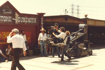 Filiming outside Toby#D6C38