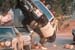 Cop car flipping over